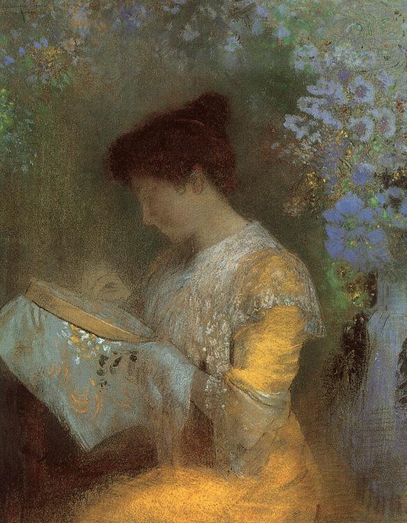 Odilon Redon Madame Arthur Fontaine oil painting picture